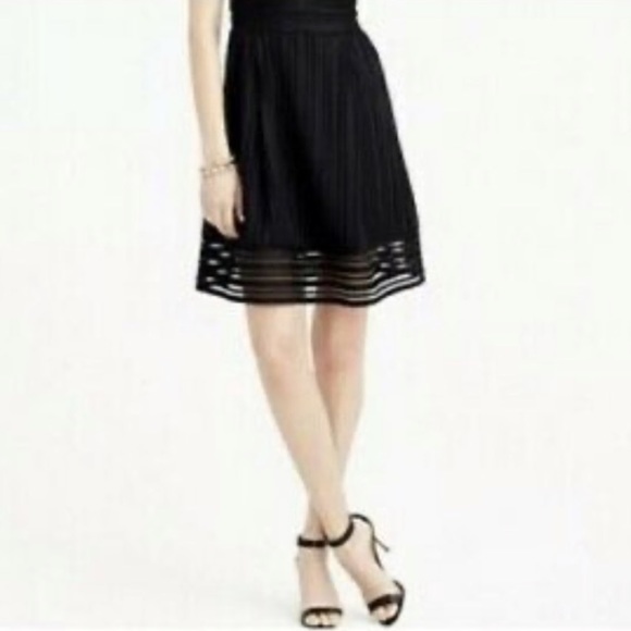 J. Crew striped eyelet skirt in black - Picture 11 of 11